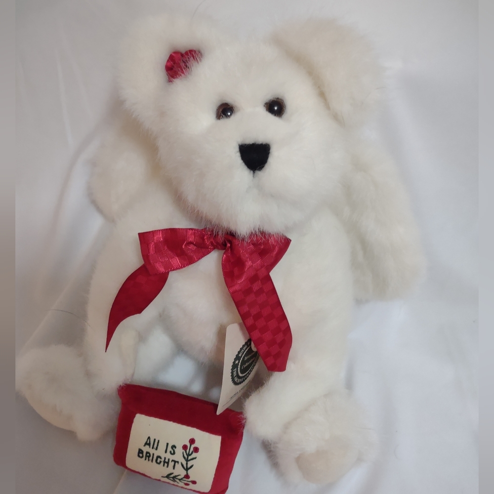 ALISSA ANGELHOPE, Vintage Boyd's Angel Bear, Plush All is Bright Christmas